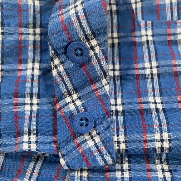 Vintage Plaid Overalls w/ Matching Hat and Teddy Bear Embroidery - Picture 7 of 8